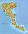 Korfu mapa 5