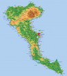 Korfu mapa 7