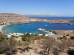 Pláž Megali Paralia (Lindos) - ostrov Rhodos foto 16