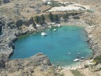 Pláž Agios Pavlos (Lindos - Saint Paul Bay) - ostrov Rhodos foto 20