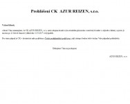Úpadek CK Azur Reizen a Maxi Reisen